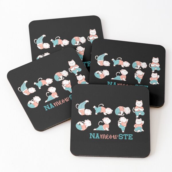 Item preview, Cat Lover Yoga Cute Kittens Cat Lady Namaste Cat Mom Gift Idea designed and sold by ShoniwDesigns.