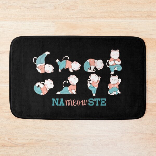Item preview, Cat Lover Yoga Cute Kittens Cat Lady Namaste Cat Mom Gift Idea designed and sold by ShoniwDesigns.