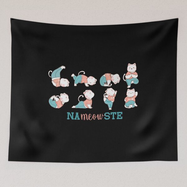 Item preview, Cat Lover Yoga Cute Kittens Cat Lady Namaste Cat Mom Gift Idea designed and sold by ShoniwDesigns.