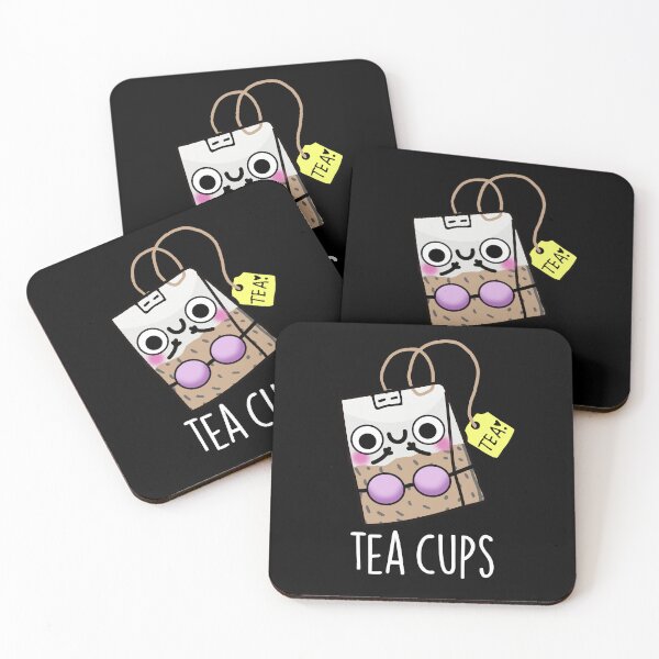 Item preview, Tea Cups Funny Bra Puns (Dark BG) designed and sold by punnybone.
