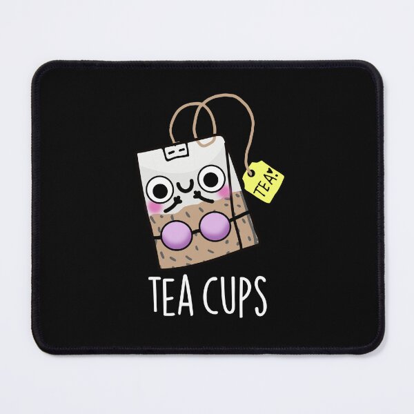Item preview, Tea Cups Funny Bra Puns (Dark BG) designed and sold by punnybone.