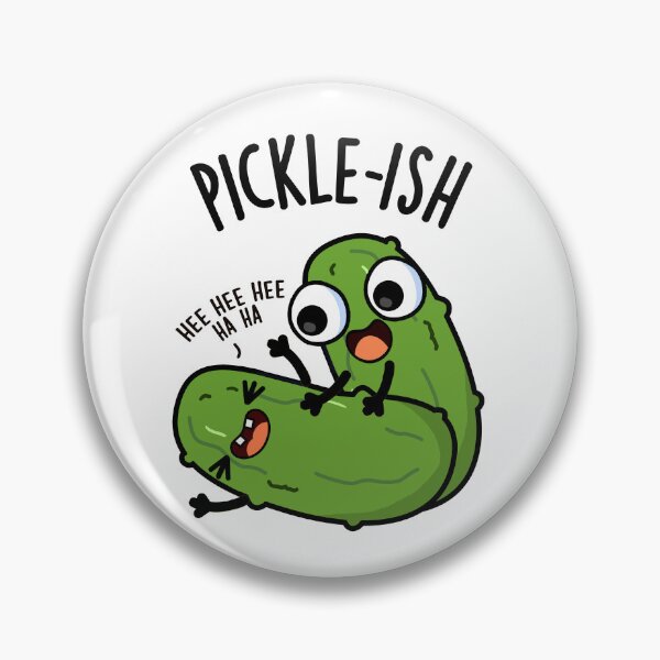 Item preview, Picklish Ticklish Funny Pickle Puns  designed and sold by punnybone.