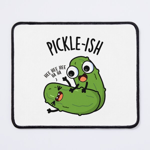 Item preview, Picklish Ticklish Funny Pickle Puns designed and sold by punnybone.