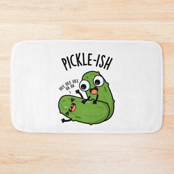 Item preview, Picklish Ticklish Funny Pickle Puns  designed and sold by punnybone.