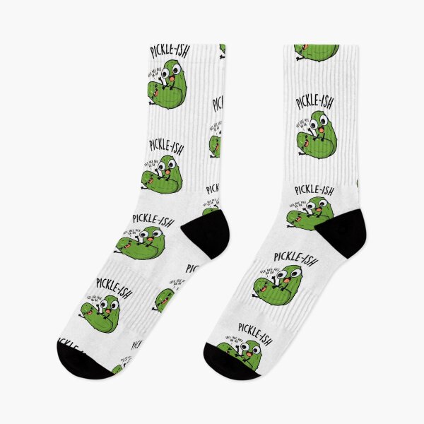 Item preview, Picklish Ticklish Funny Pickle Puns designed and sold by punnybone.