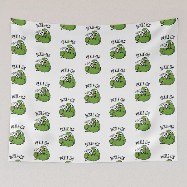 Item preview, Picklish Ticklish Funny Pickle Puns  designed and sold by punnybone.