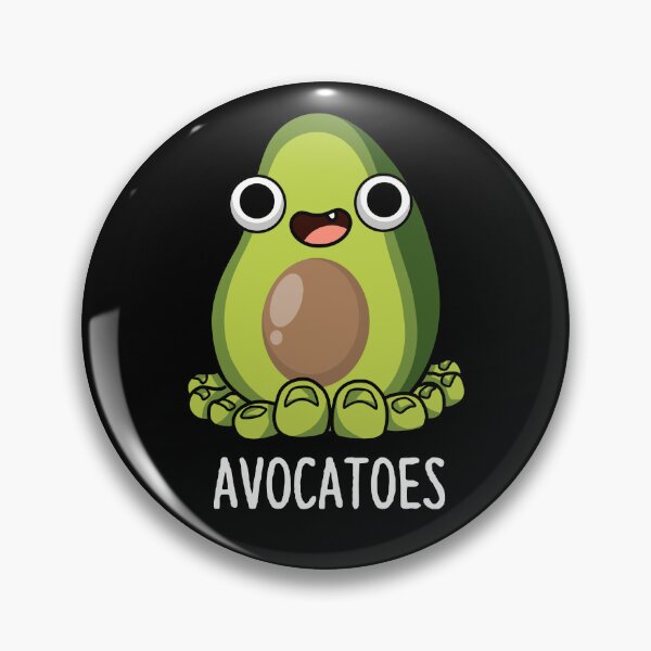 Item preview, Avoca-toes Funny Avocado Puns (Dark BG) designed and sold by punnybone.