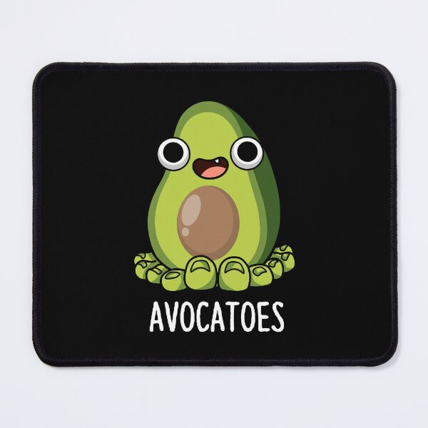 Item preview, Avoca-toes Funny Avocado Puns (Dark BG) designed and sold by punnybone.