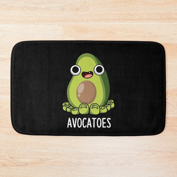 Item preview, Avoca-toes Funny Avocado Puns (Dark BG) designed and sold by punnybone.