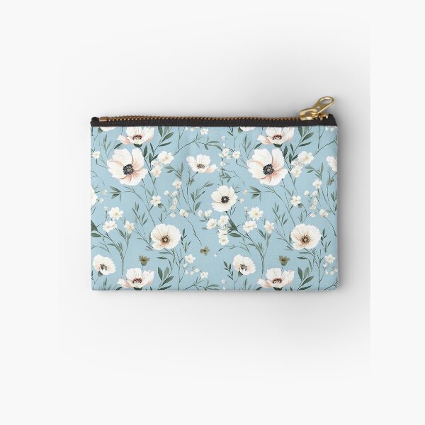 Item preview, seamless-pattern_delicate-white-flower_on-blue-background designed and sold by Lifesody.