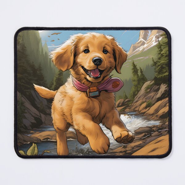 Item preview, Golden Retriever Adventure  designed and sold by ARTficiallyAnon.