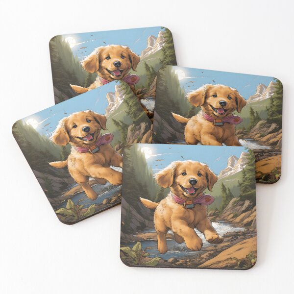 Item preview, Golden Retriever Adventure  designed and sold by ARTficiallyAnon.