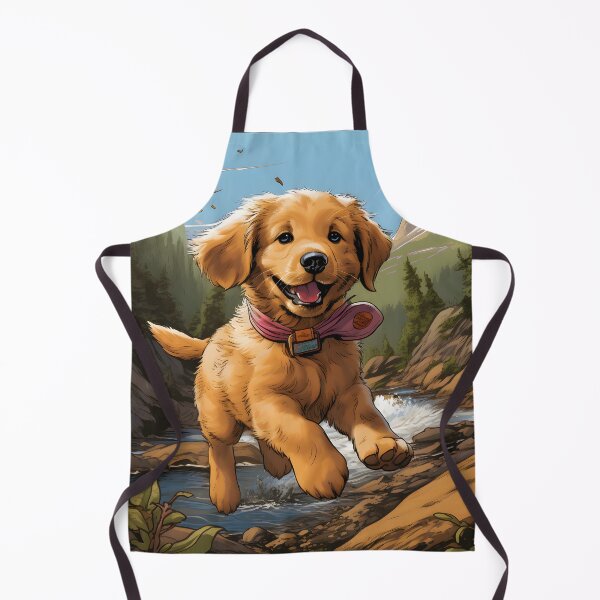 Item preview, Golden Retriever Adventure designed and sold by ARTficiallyAnon.