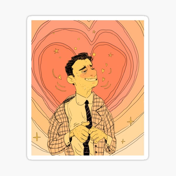 Vista previa del artículo con la obra «Benny Gecko, In Love !!!», diseñado y vendido por jomajaba.