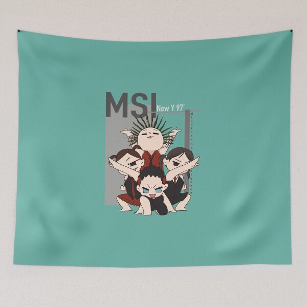 Item preview, Funny Man Msi Chibi Graphic For Fans   designed and sold by KnoxSavoie.