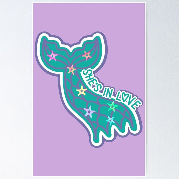 Item preview, She’s in love - The little mermaid  designed and sold by theatreleah.