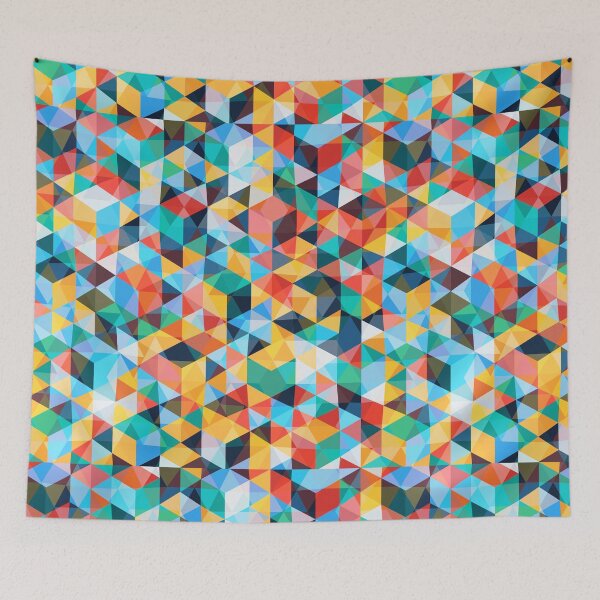 Item preview, Colored Patterns Cubes / RoYuMi designed and sold by royumi.