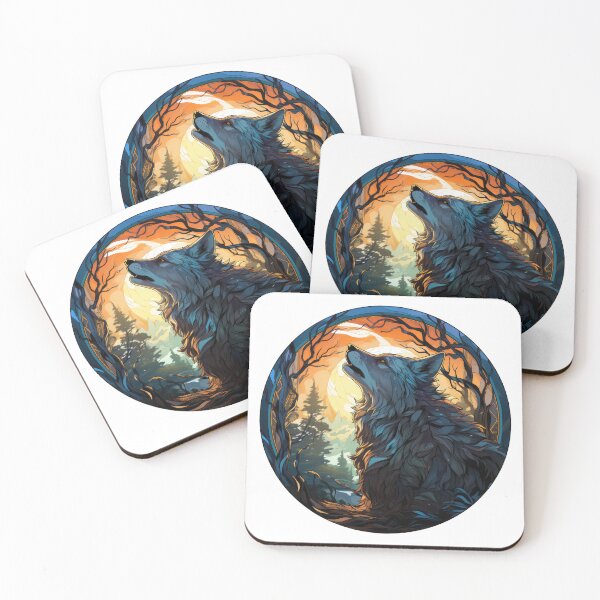 Item preview, snarling werewolf howling at the moon designed and sold by eyestetix.