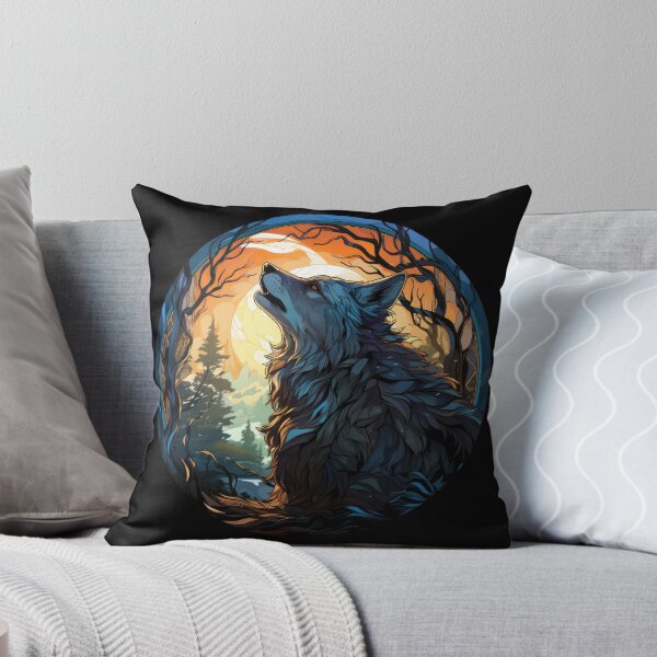 Item preview, snarling werewolf howling at the moon designed and sold by eyestetix.