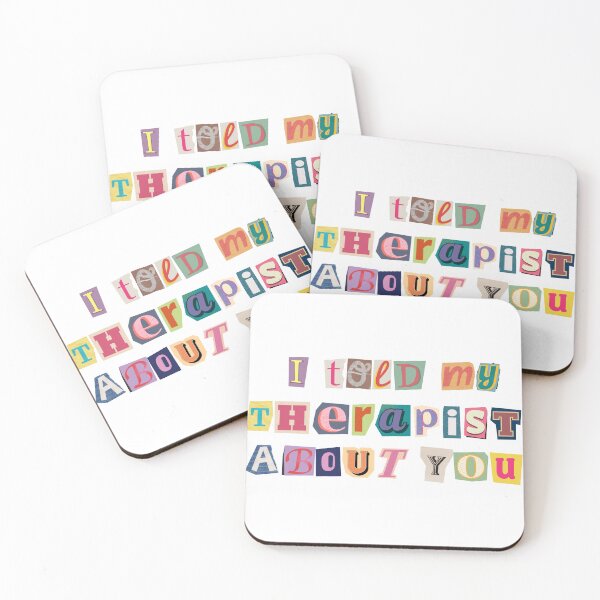 Item preview, I told my therapist about you magazine cutout designed and sold by kjohnson113.