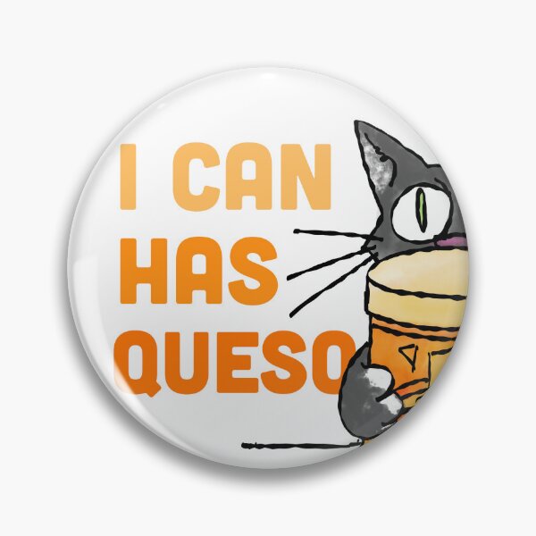 Item preview, I can has queso - cats love cheese designed and sold by Birdbrook Academy.