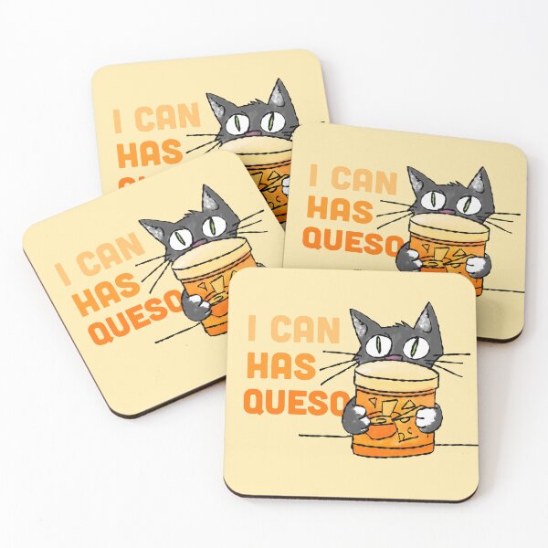 Item preview, I can has queso - cats love cheese designed and sold by Birdbrook Academy.