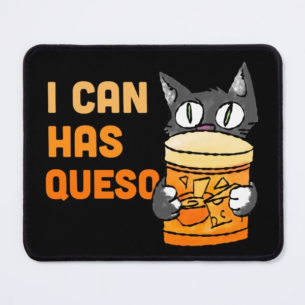 Item preview, I can has queso - cats love cheese designed and sold by Birdbrook Academy.