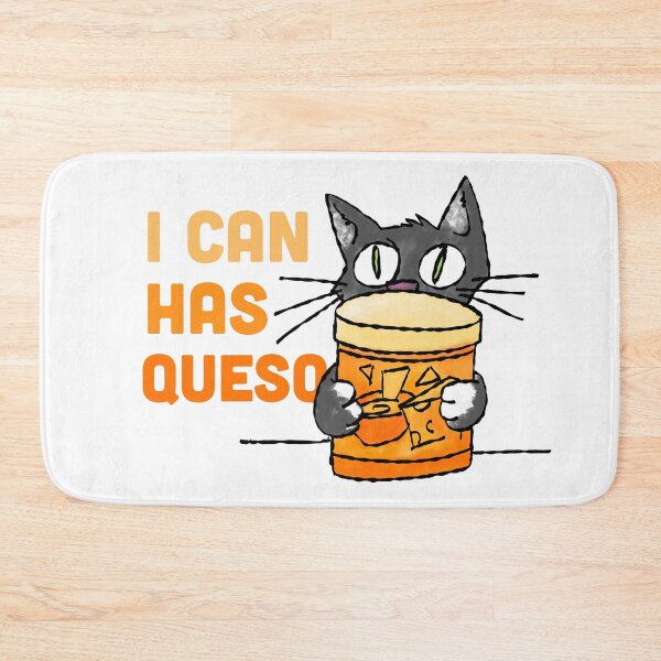 Item preview, I can has queso - cats love cheese designed and sold by Birdbrook Academy.
