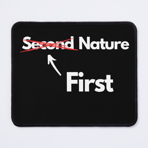 Item preview, Nature First Classic t-shirt (Nature lovers unite) designed and sold by Days Of The Sleek.