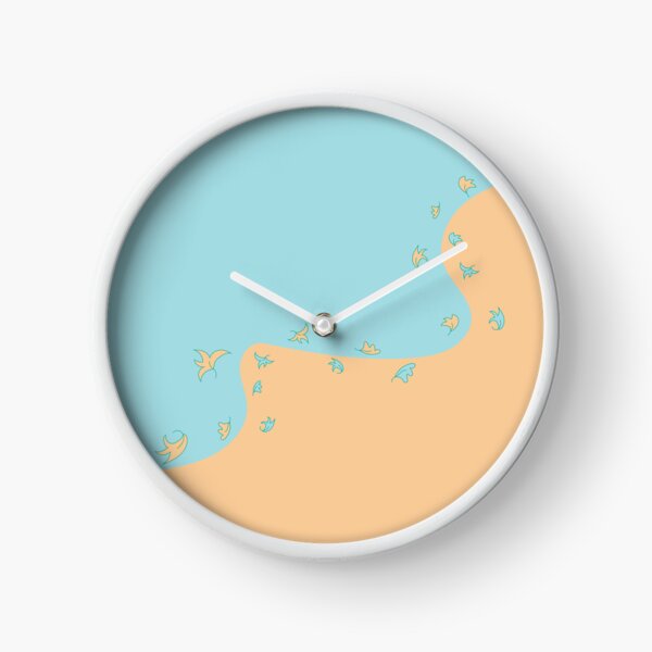 HEARTSTOPPER Wall Clock Heartstopper Gift Leaves Hi Bubble 