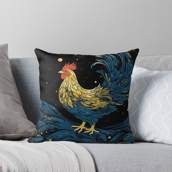 Artikelvorschau, Von der Sternennacht inspirierte Hühnergeschenke. Lustiges Huhn entworfen und verkauft von RevaNitzsche.