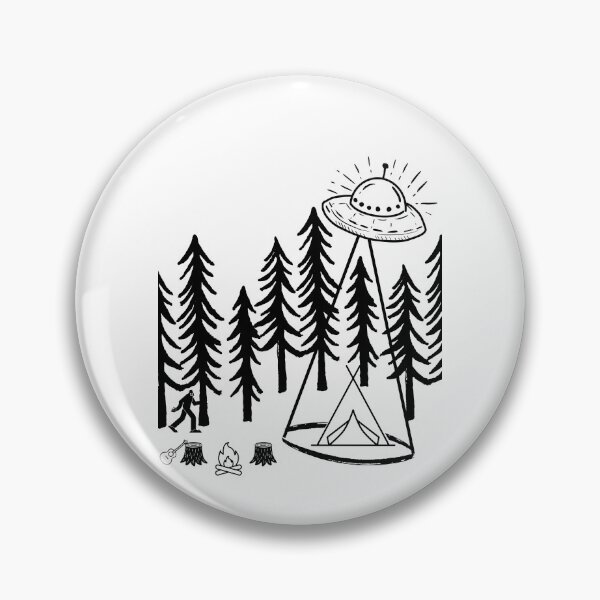 Item preview, Big Foot and the UFO designed and sold by Shipwright-Duck.