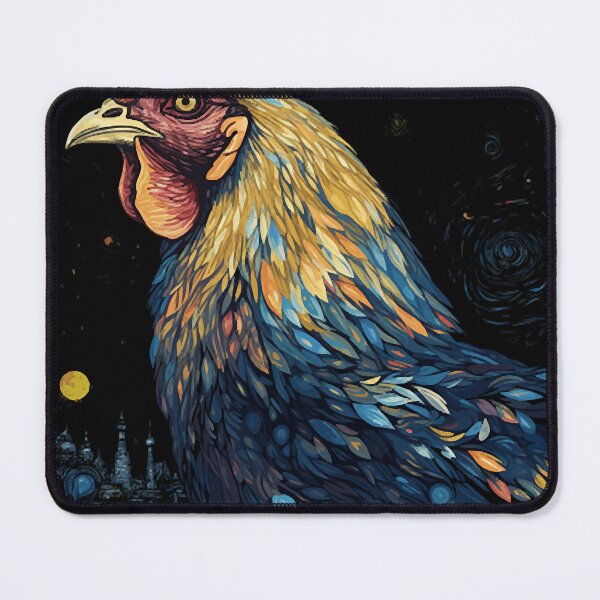 Item preview, Starry Night Inspired Chicken Gifts Funny Chicken designed and sold by RevaNitzsche.