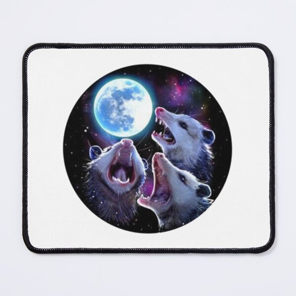 Item preview, Three Possums Howling at Moon funny designed and sold by vegitoduran.