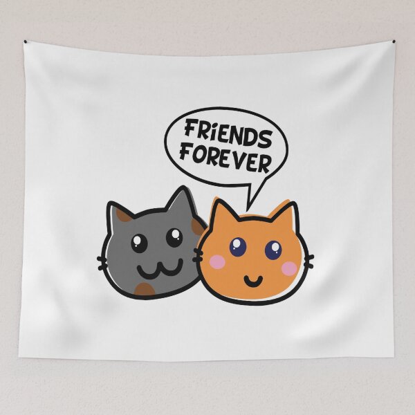 Item preview, Cats Make You Smile: Friends Forever designed and sold by pinkycherry.