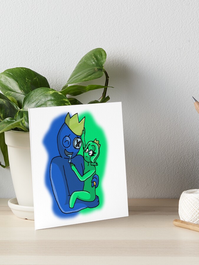 Blue & Emerald Father's Day (Rainbow Friends) Pin for Sale by Deception  The Shadow Dragon