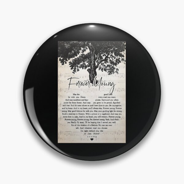 Item preview, Rod Stewart - Forever Young Lyrics Wall Art designed and sold by JustLuvCreation.