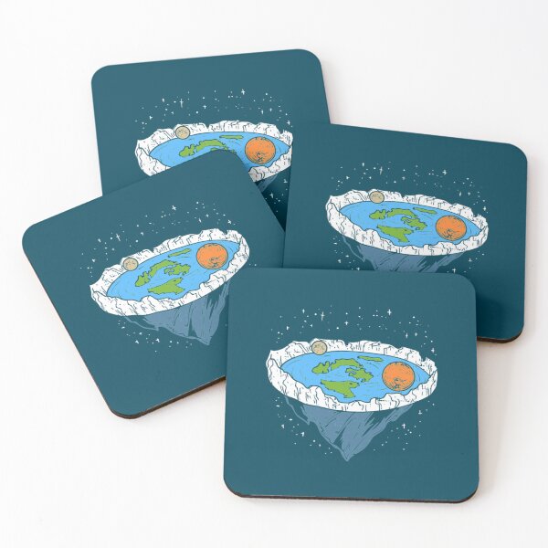 Item preview, Flat Earth Ice Wall gift idea present Mask T designed and sold by babinmakynzie.