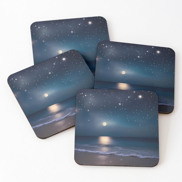 Item preview, The calm of the ocean at night  designed and sold by CloudyIdeas3288.