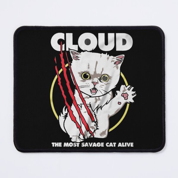 Item preview, Cloud the most Savage Cat Alive designed and sold by CalvertBasilia.