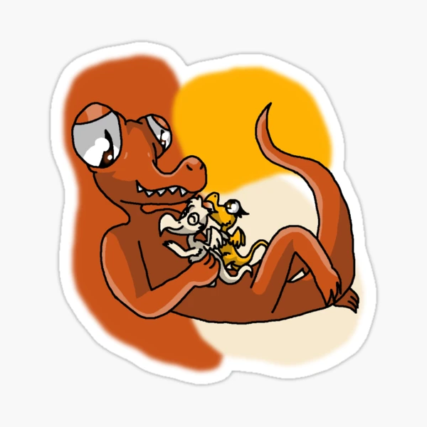 Orange Rainbow Friend Sticker for Sale by TheBullishRhino in 2023