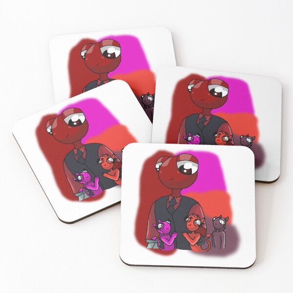 Artikelvorschau, Red & His Drillings Vatertag (Rainbow Friends) entworfen und verkauft von DarkDragonDeception - Claudia.
