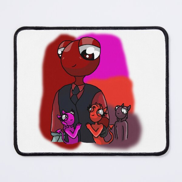 Red & His Triplets Father's Day (Rainbow Friends) Sticker for