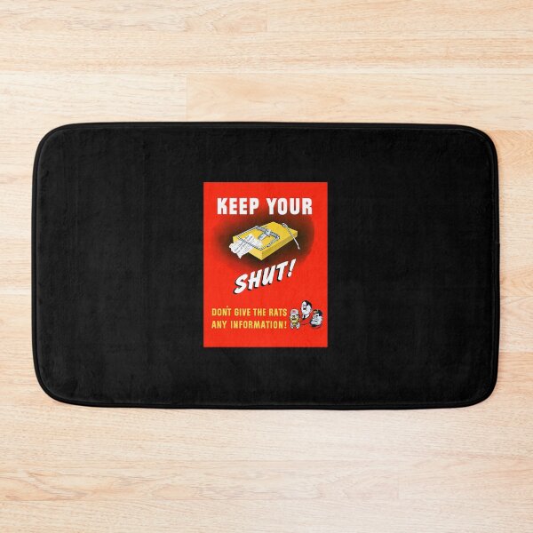 Item preview, keep your trap shut ww2 propaganda war is hell store	 designed and sold by lvslreilhe97.