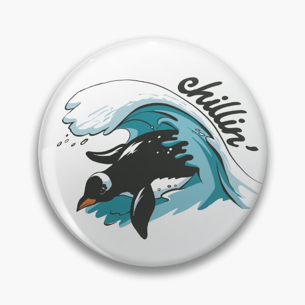 Artikelvorschau, Chillin Surfing Penguin Love Penguins Surfing Penguin Gear entworfen und verkauft von DynamicDesign.