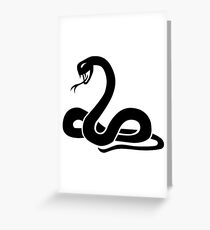 Snake Greeting Card