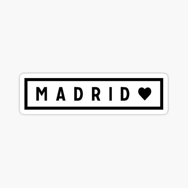 Artikel-Vorschau von Madrid Aufkleber, designt und verkauft von jesssenzer.