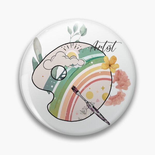 Item preview, Malbert's Artistry: Painter's Palette Sticker designed and sold by Anastasiia Yurevych.