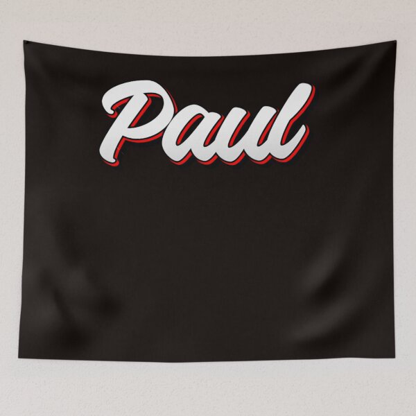 Item preview, Retro Paul Name Label (Black)  designed and sold by JESSICGALIS.