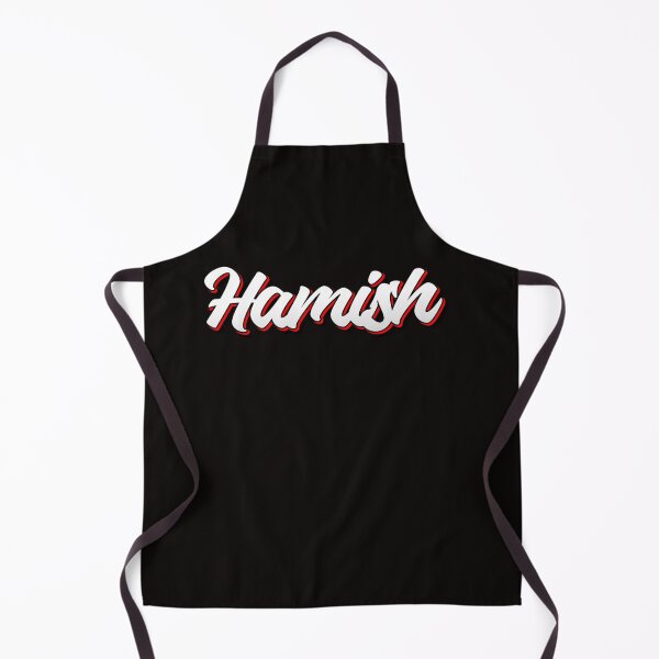 Item preview, Retro Hamish Name Label (Black) designed and sold by JESSICGALIS.